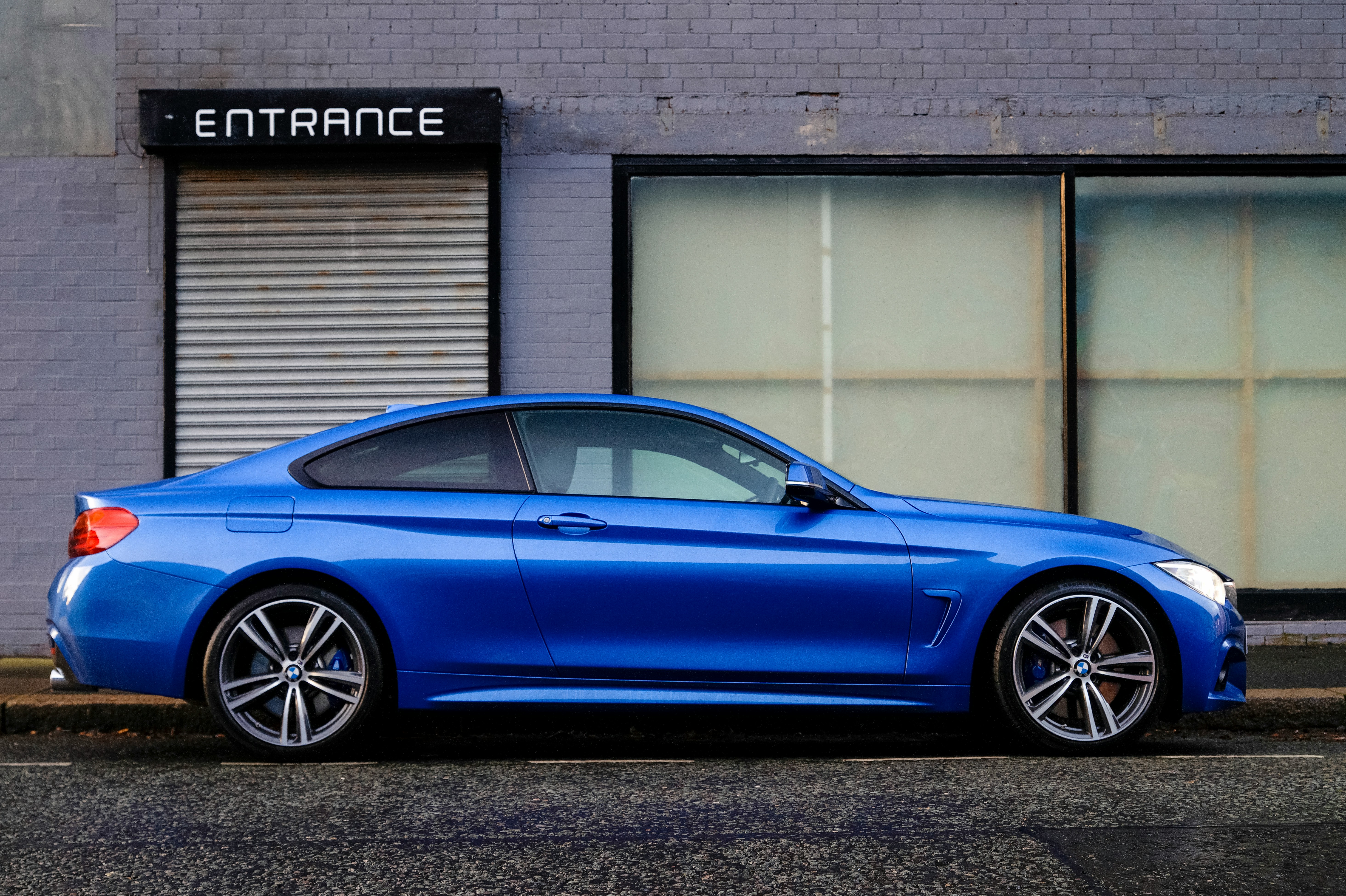 Blue BMW